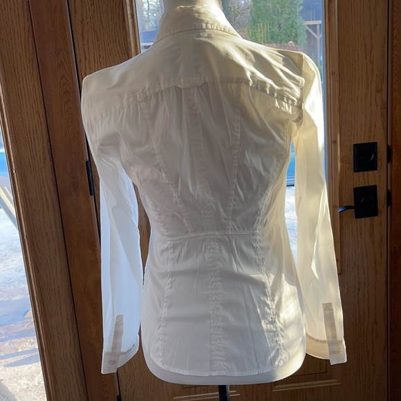 Armani Exchange White Long Sleeve Blouse - Picture 4 of 6